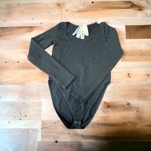 DONATED!!!Gray body suit, medium to large